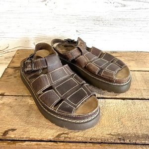 RJ colt brown leather sandal 8m